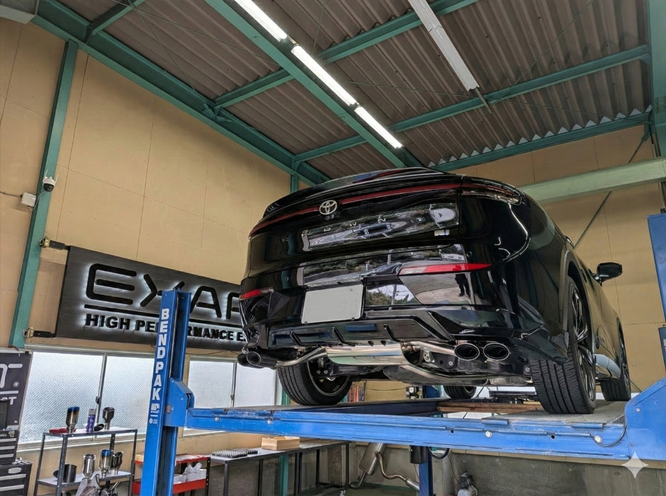 EXART ONE Exhaust System for Toyota Crown Crossover 2.5L Hybrid Compatible with GR Aero and Modellista Aero / No Cutting Required